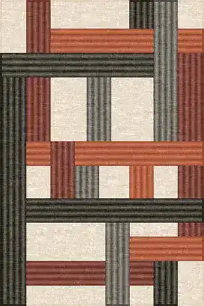 Teppich braun beige