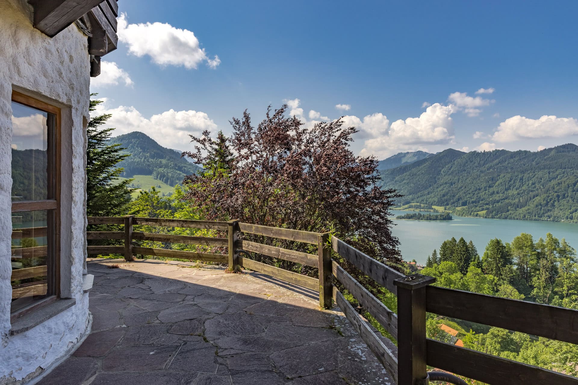 View from the terrace on the ground floor