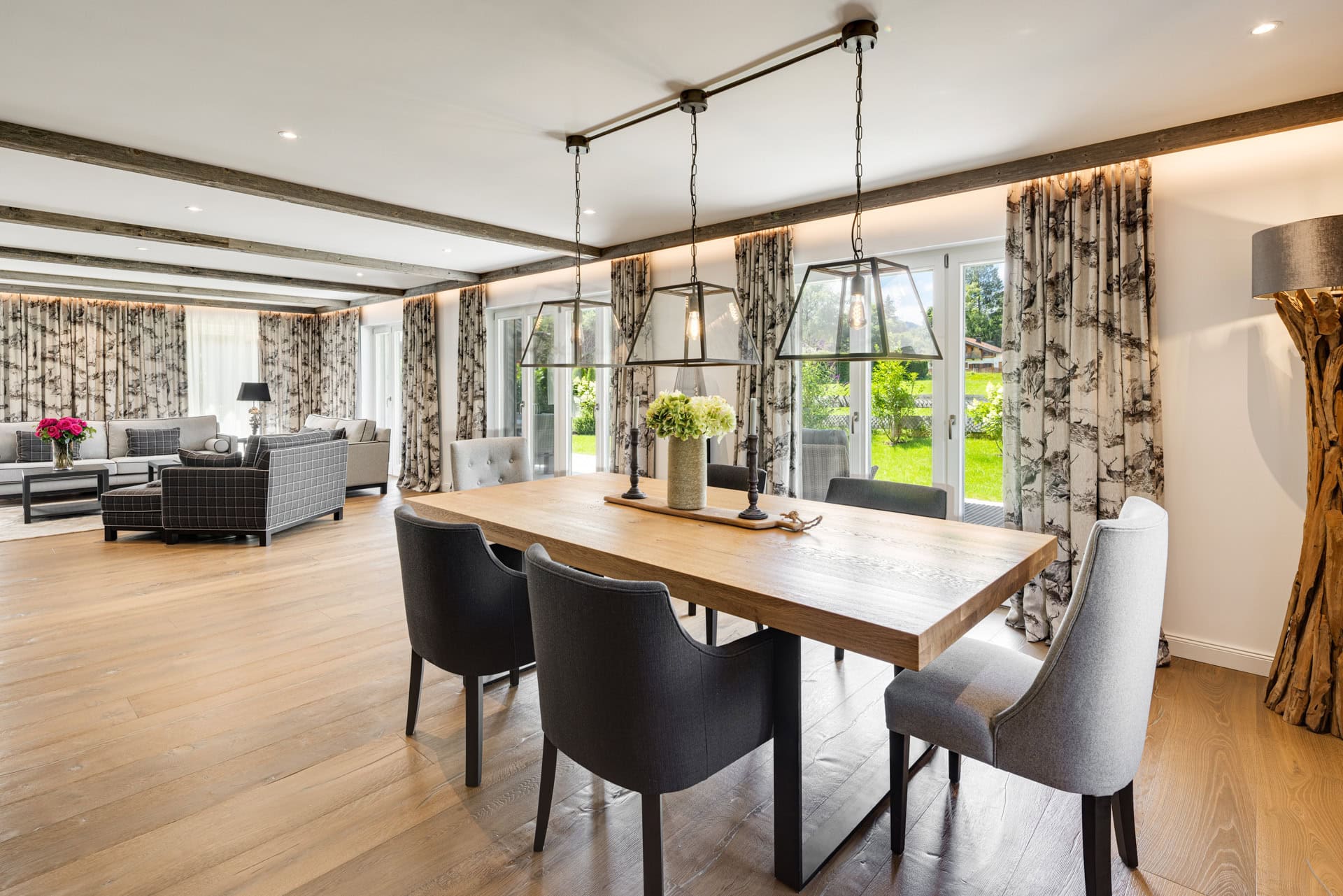 Dining area with a view