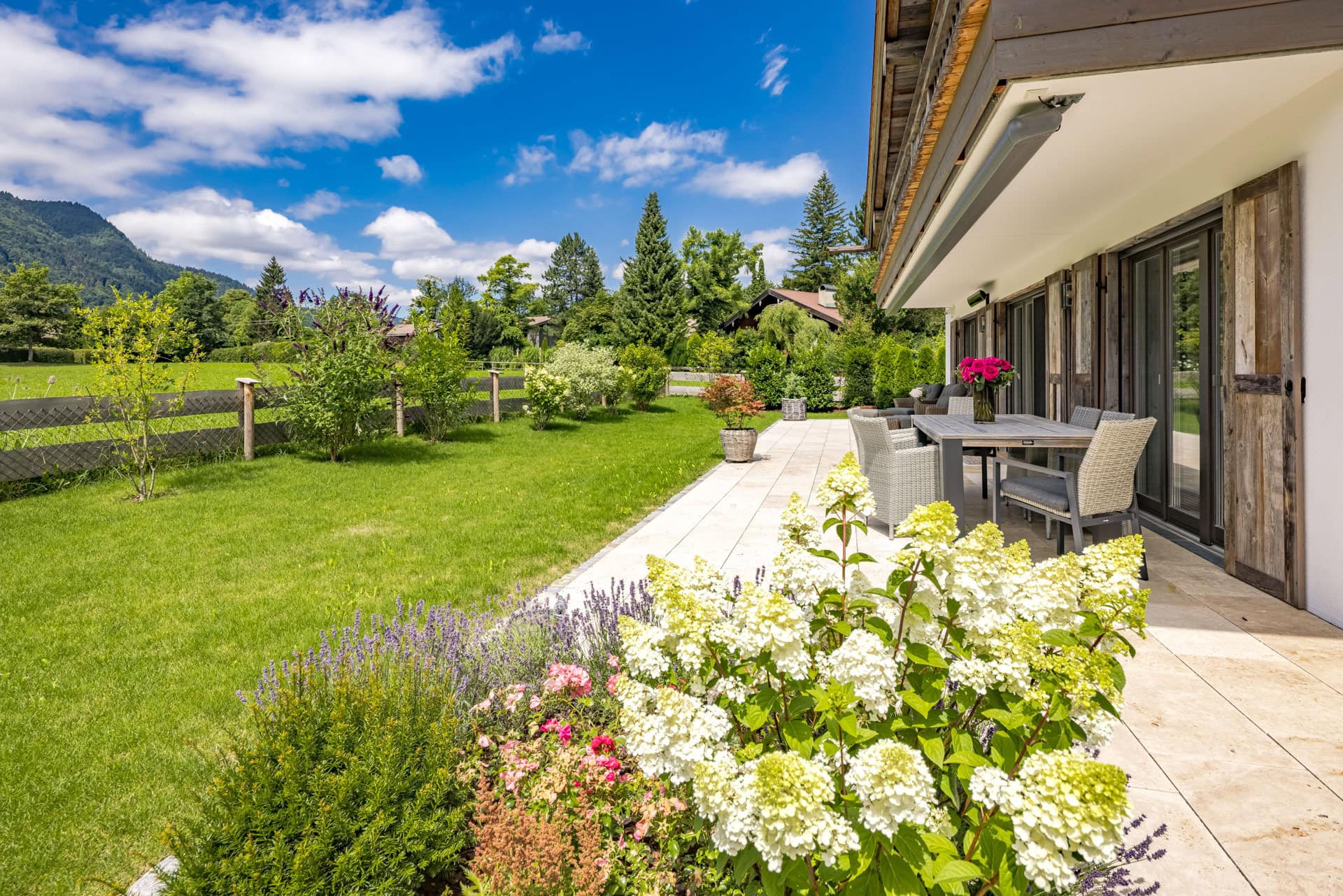 Beautiful garden area