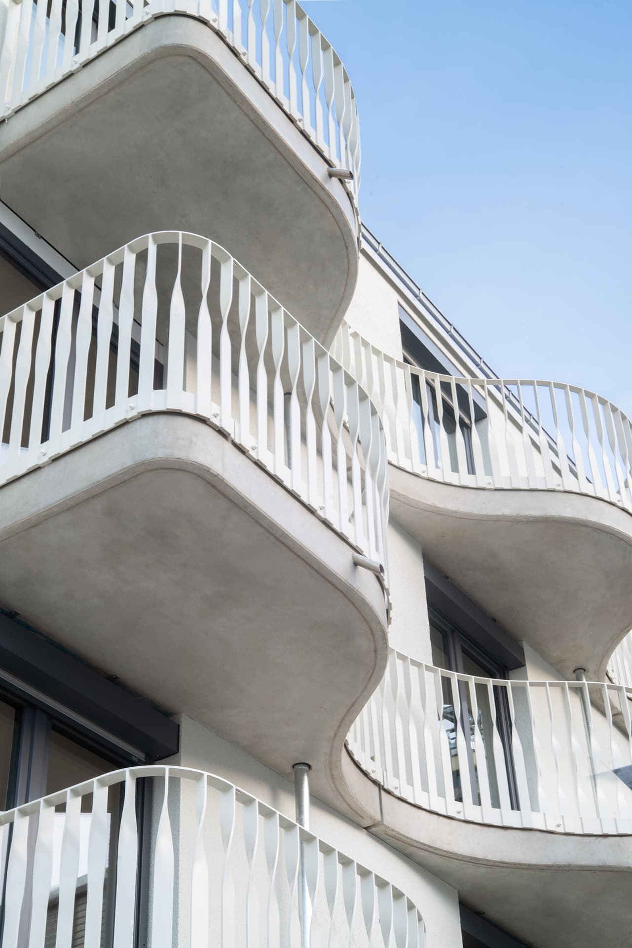 Rear facade