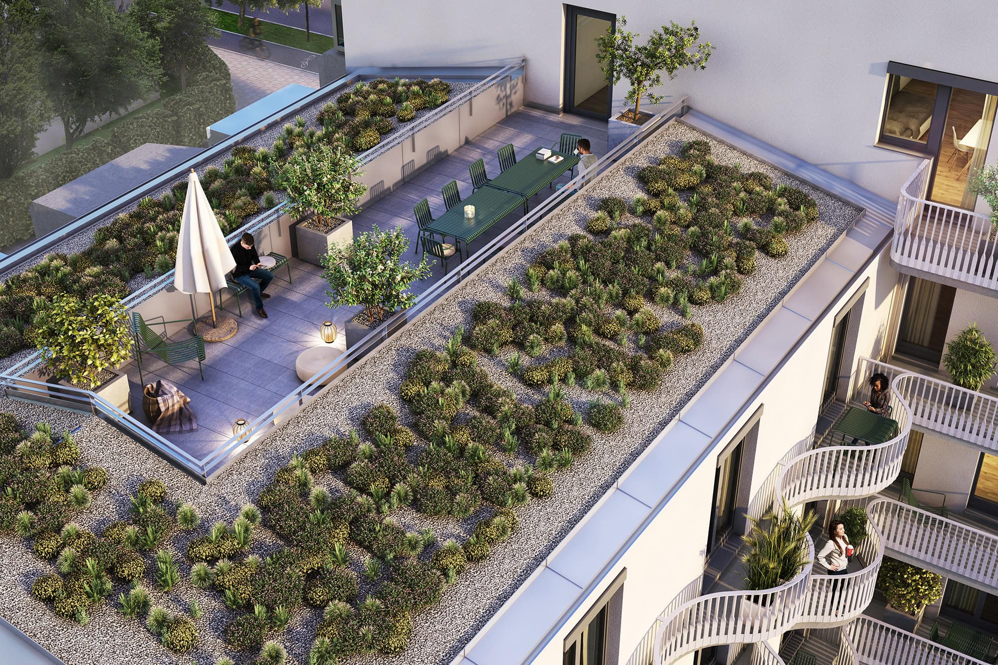 Roof terrace