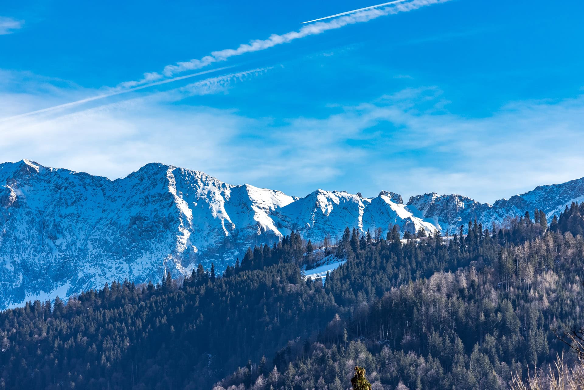 Winter Bergblick