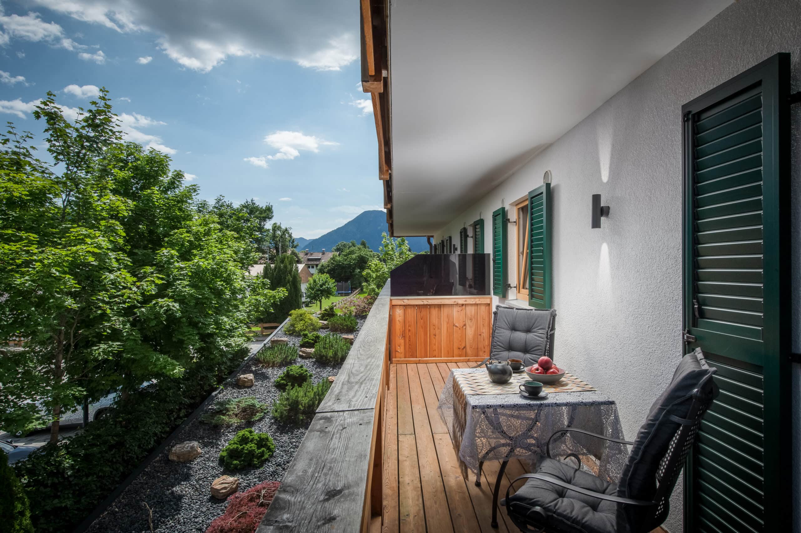 Schöner Gartenblick
