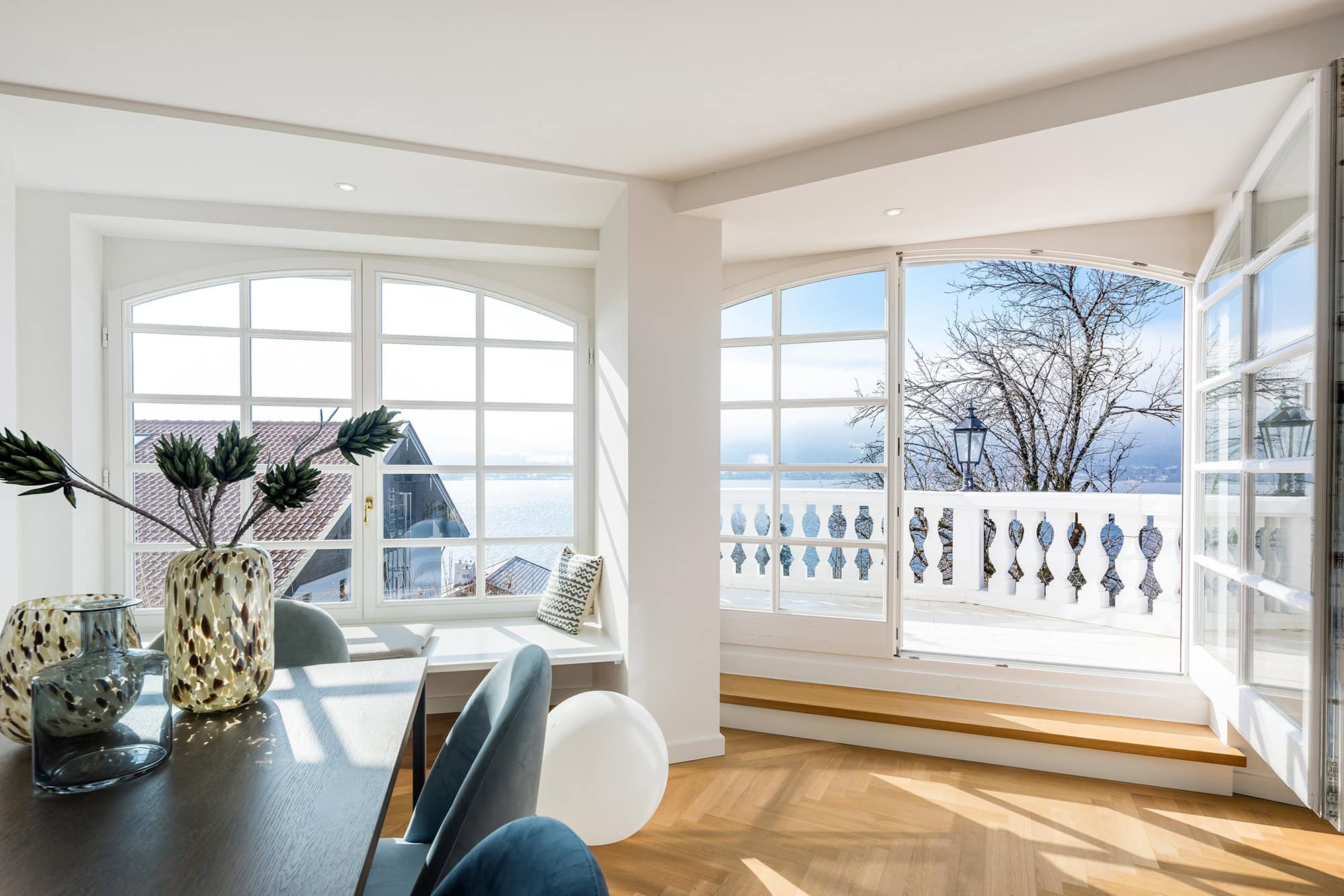 Blick auf Terrasse