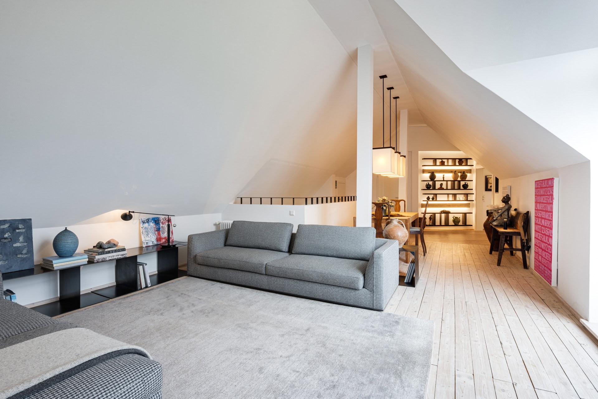 Living area under the roof