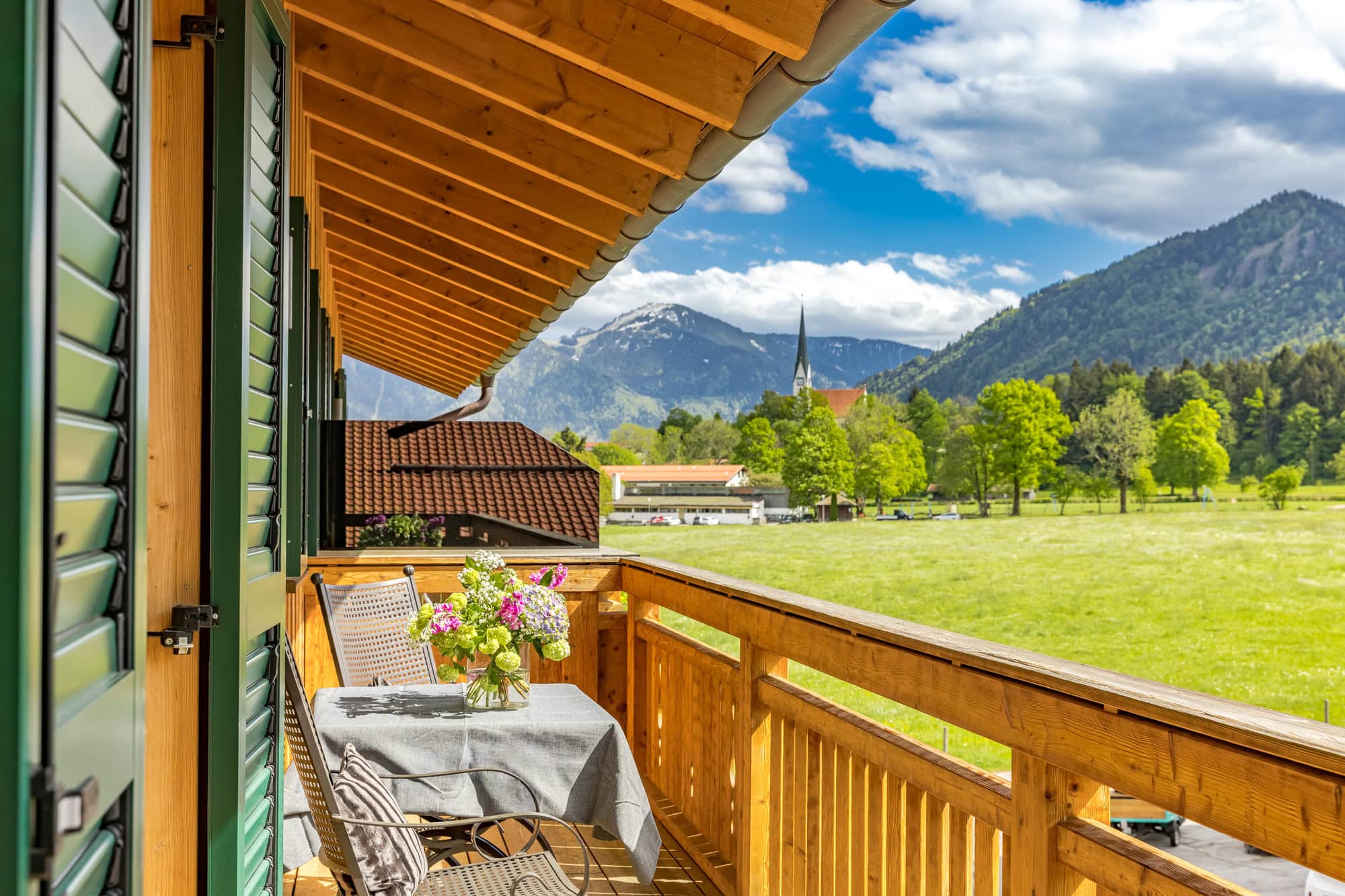 Ausblick auf die Berge