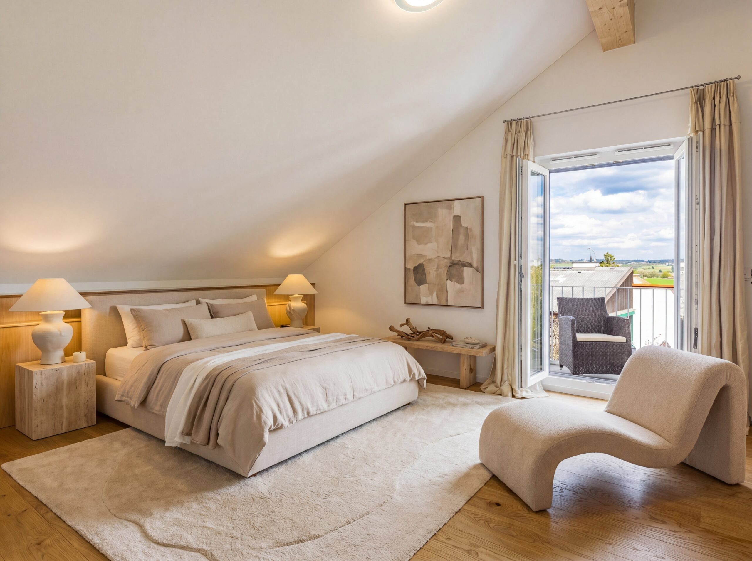 Schlafzimmer - Visualisiert - Einrichtungsbeispiel