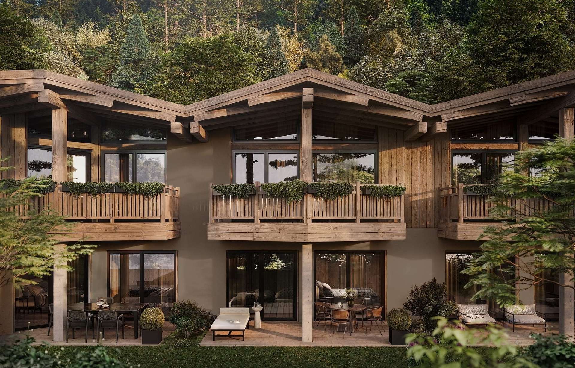 Exterior view of the chalet