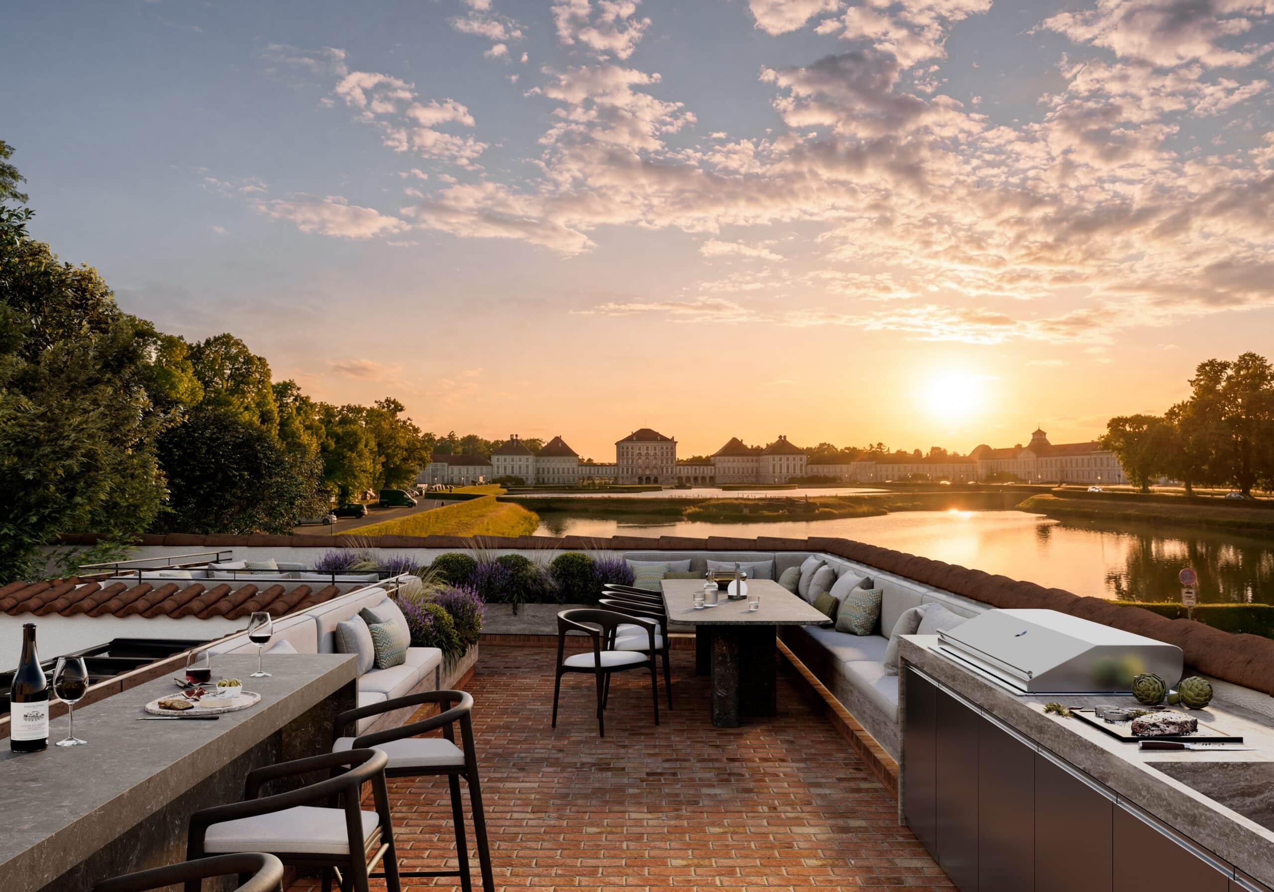 Dachterrasse (visualisiert)