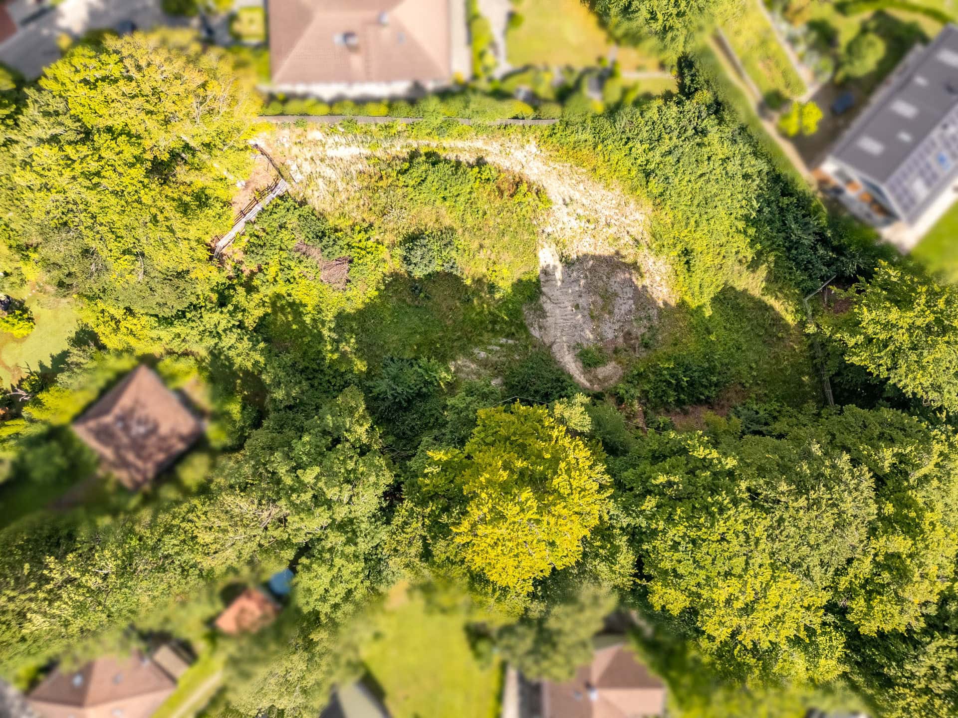 Luftaufnahme Grundstück