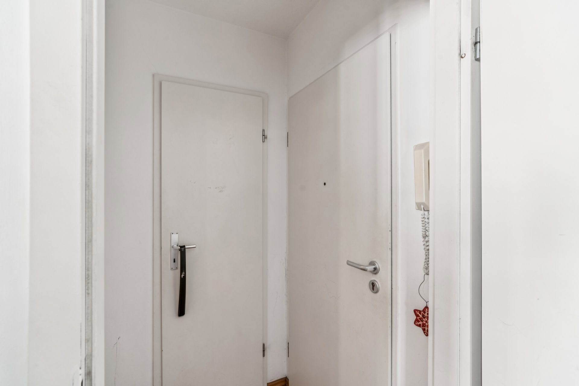 Entryway with storage room