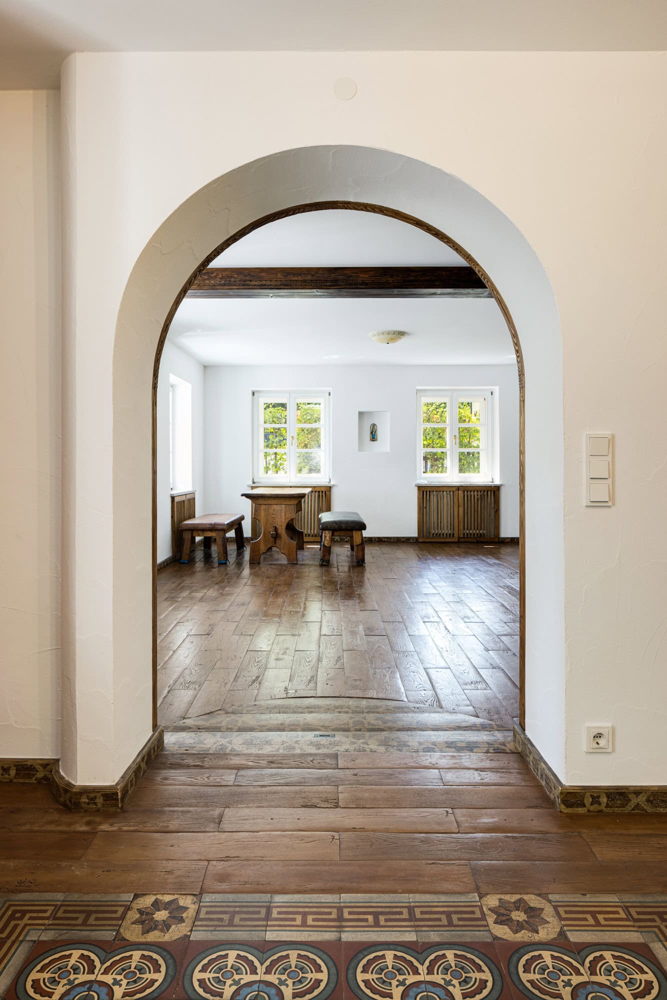 Blick ins Wohnzimmer