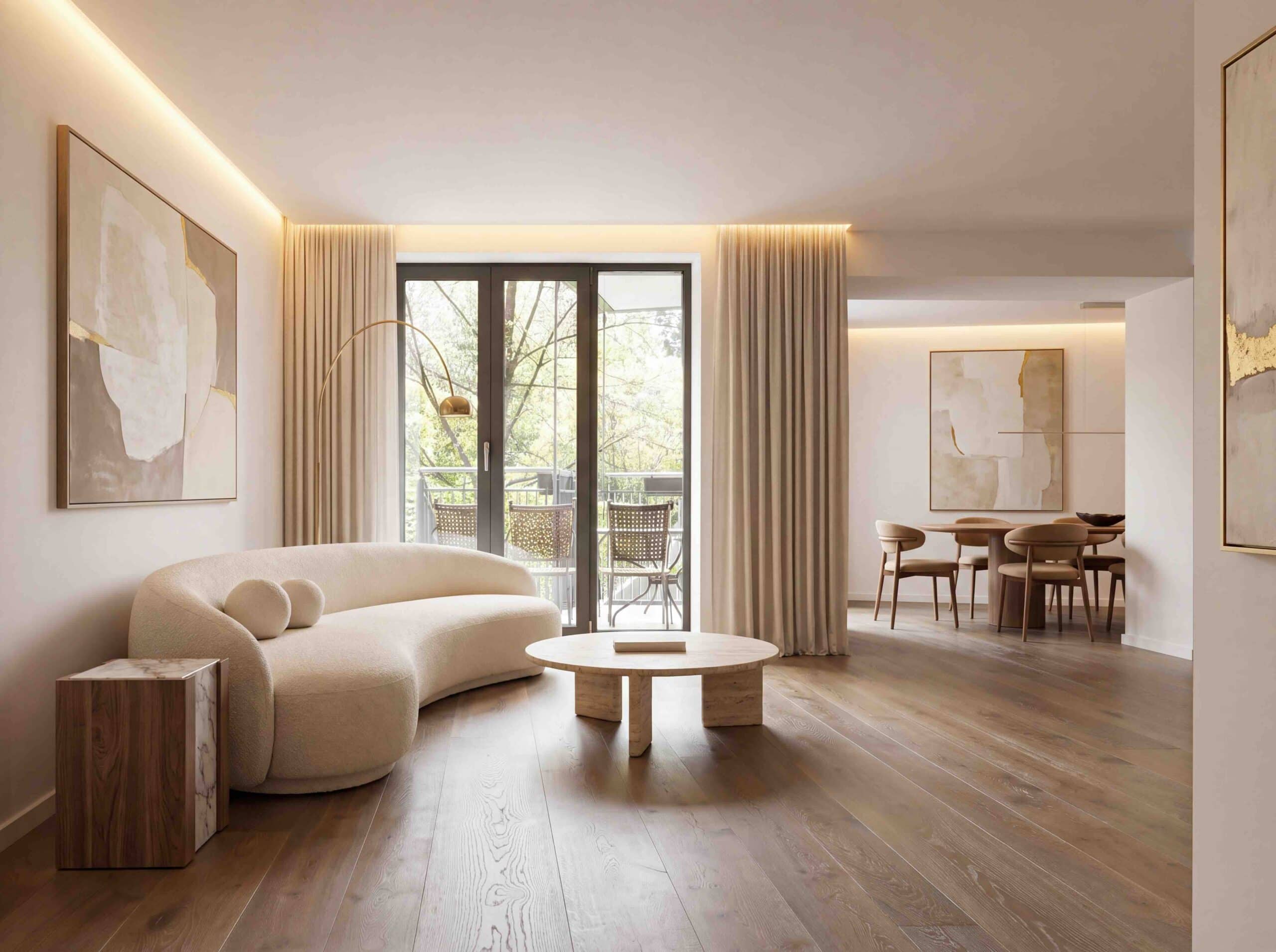 Wohnzimmer Staging