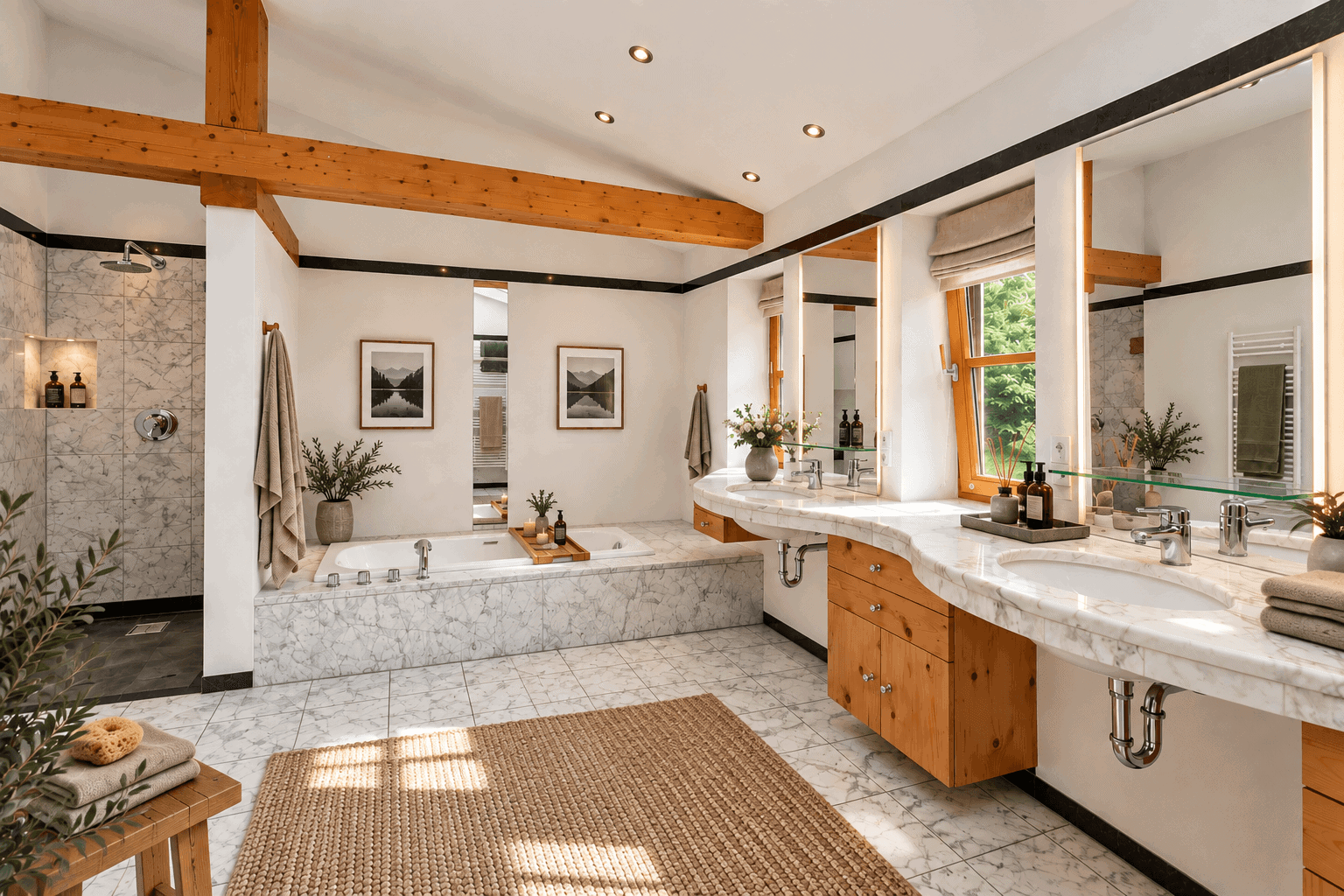 KI-Staging Badezimmer