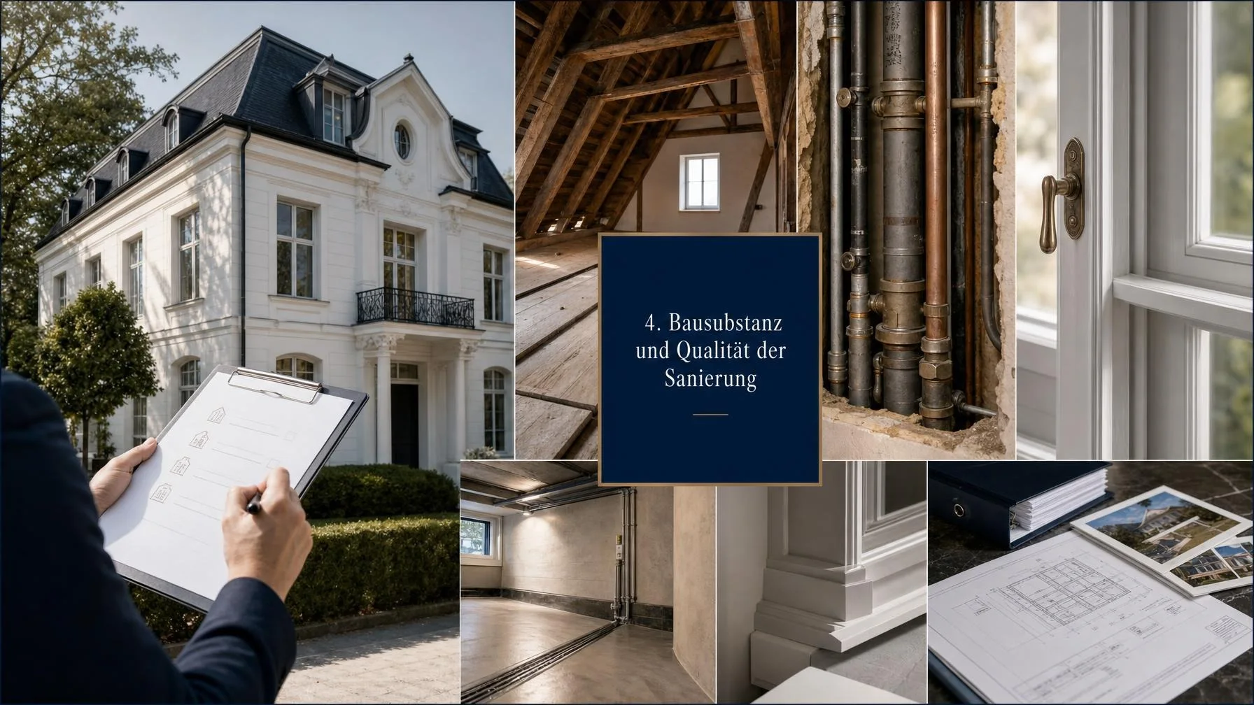 Infographic on 4. Building Condition and Quality of Renovation