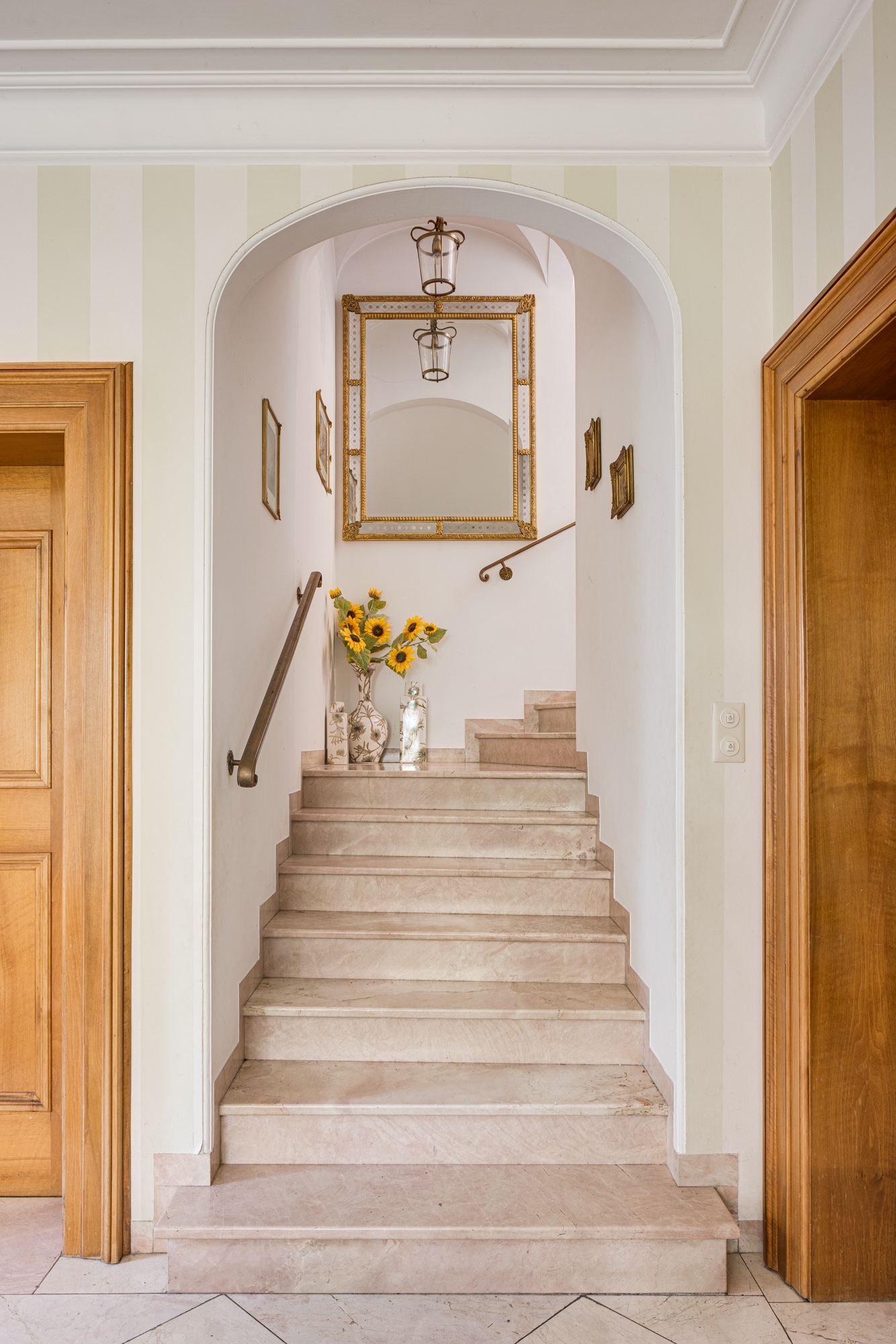 Stairs to the upper floor