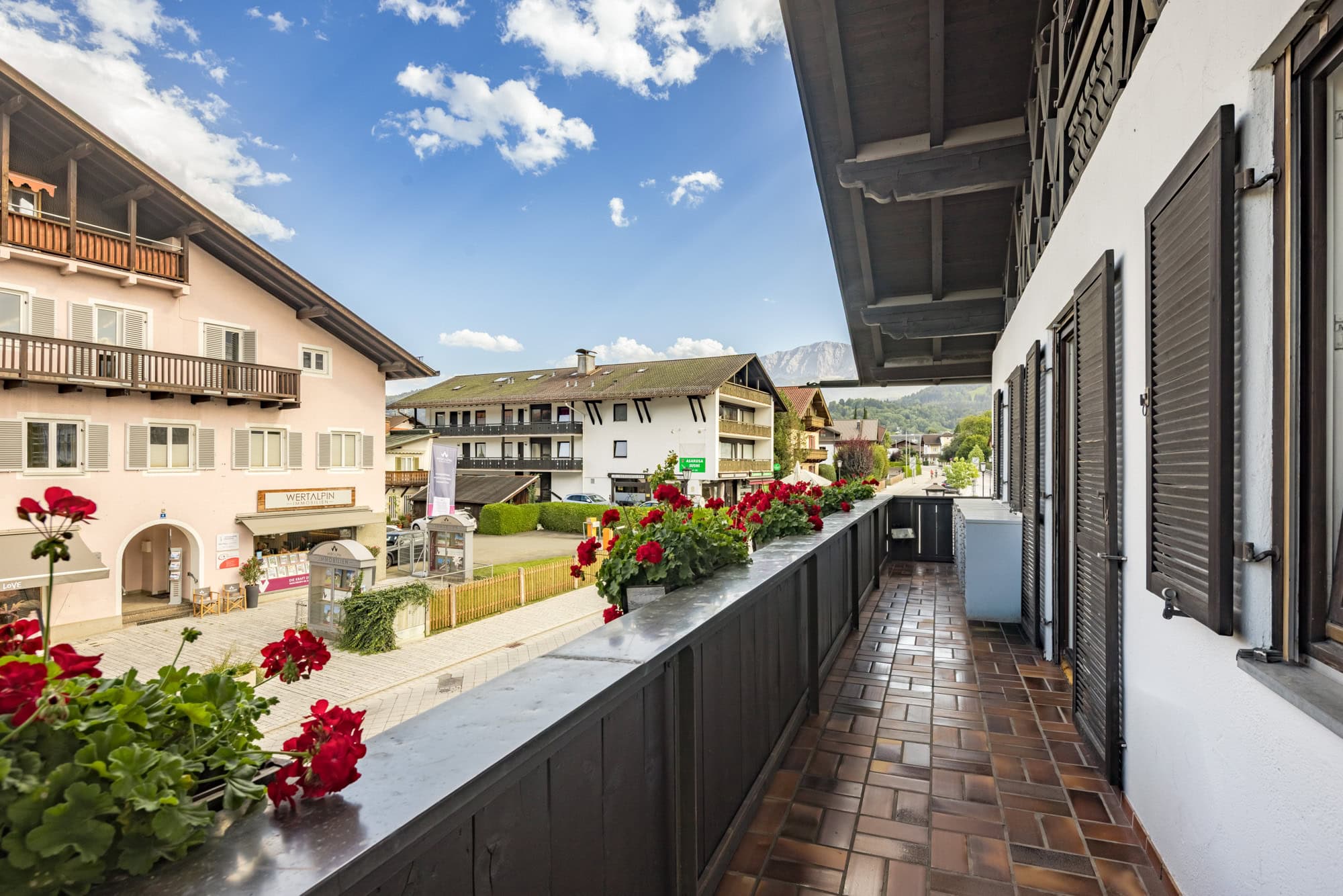 Balkon mit Aussicht
